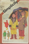 CHILDS PANTS UNLINED PONCHO AND REVERSIBLE RAINCOAT IN TWO