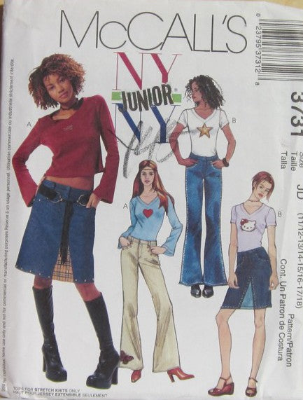 JUNIORS TOPS PANTS AND SKIRT