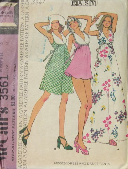 MISSES' DRESS AND DANCE PANTS