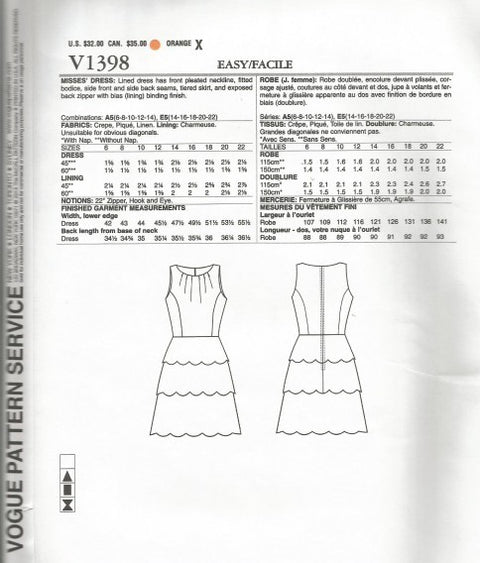 MISSES' DRESS
