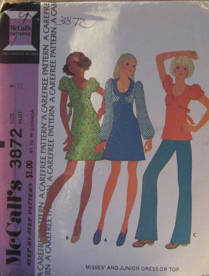 MISSES AND JUNIOR DRESS OR TOP