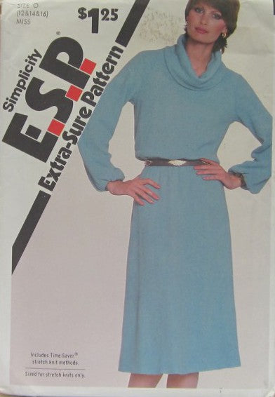 MISSES' PULLOVER DRESS