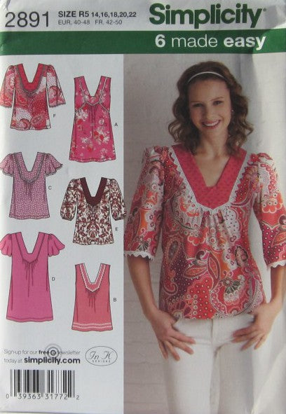 MISSES TUNIC OR TOP
