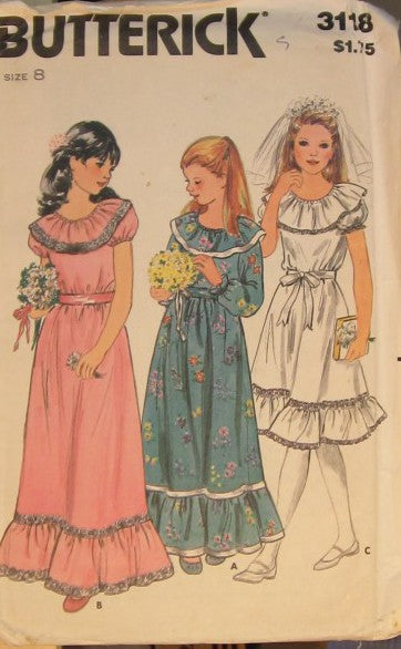 GIRL'S COMMUNION & FLOWER DRESS