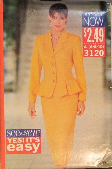 MISSES' TOP & SKIRT