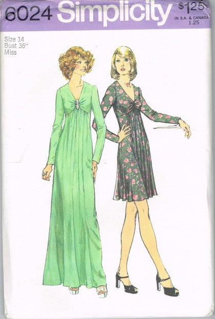 JUNIOR PETITE' AND MISSES' DRESS IN TWO LENGTHS