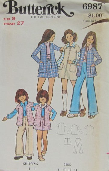 CHILDRENS AND GIRLS JACKET JUMPER SKIRT AND PANTS