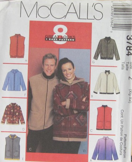 MISSES AND MEN JACKETS AND VESTS
