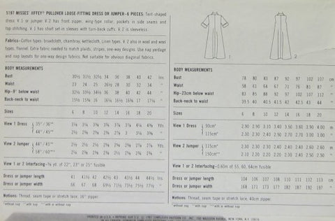 MISSES JIEEEY PULLOVER LOOSE-FITTING DRESS OR JUMPER-6 PIECEST