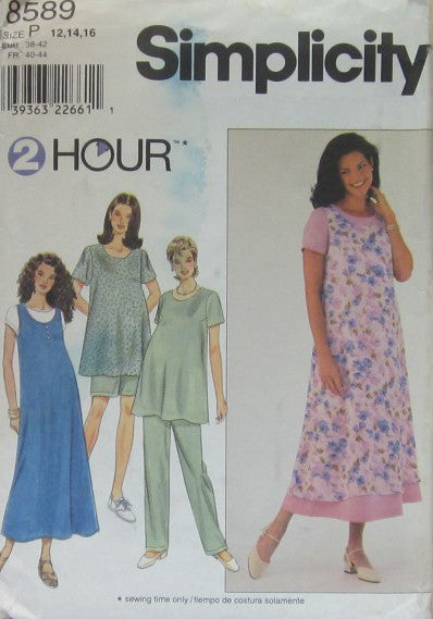 MATERNITY DRESS OR TOP JUMPER AND PANTS OR SHORTS
