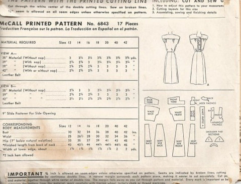 LADIES AND MISSES DRESS