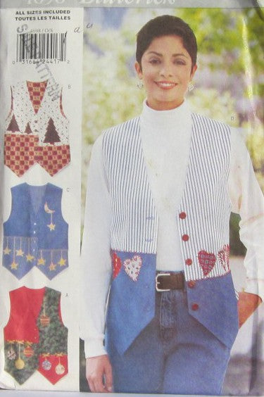 MISSES SEASONAL VEST