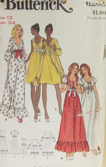 MISSES GOWN AND ROBE