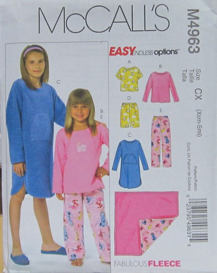 CHILDREN'S AND GIRLS' TOPS, GOWN, SHORTS, PANTS AND BLANKET