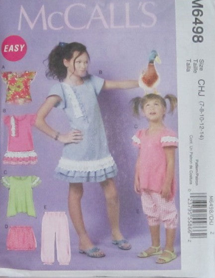 CHILDREN/GIRLS TOPS DRESS SKIRT AND PANTS
