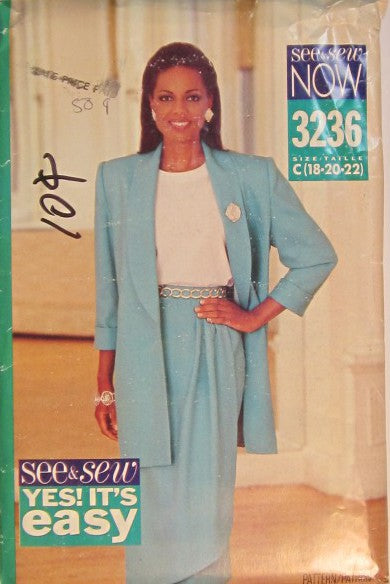 MISSES JACKET SKIRT AND TOP
