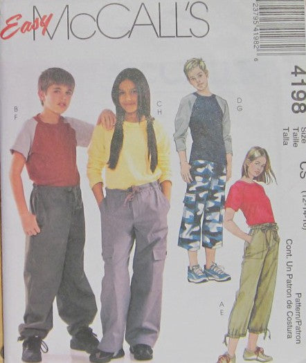 BOYS/GIRLS TOPS AND PANTS