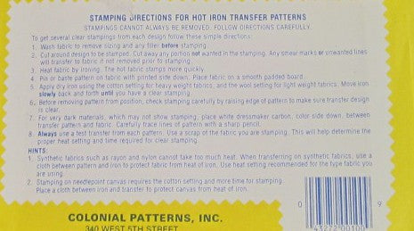 HOT IRON TRANSFERS