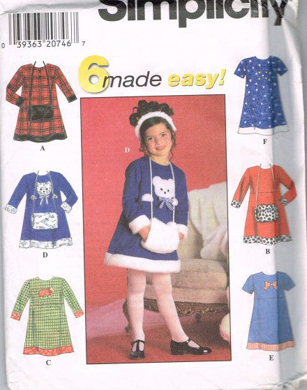 CHILD'S DRESS AND MUFF