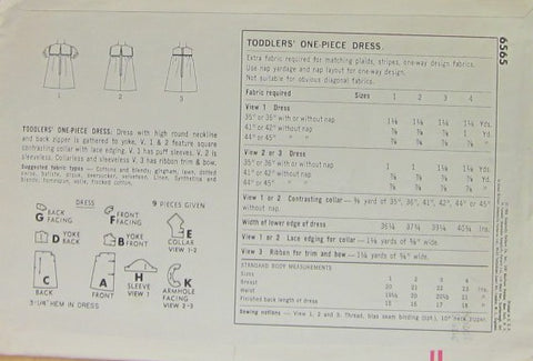 TODDLERS' ONE-PIECE DRESS