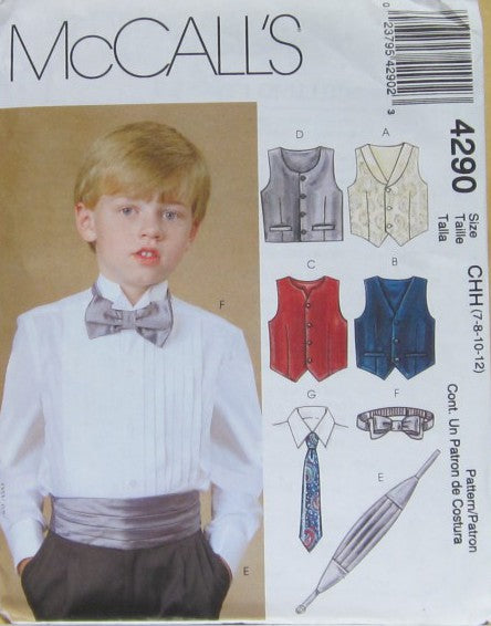 CHILDRENS BOYS LINED VESTS CUMMERBUND BOW TIE AND NECK TIE