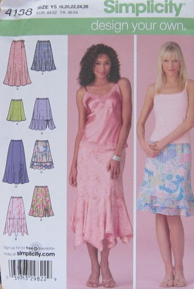 MISSES'/MISS PETITE DESIGN YOUR OWN SKIRT WITH LENGTHS VARIATION