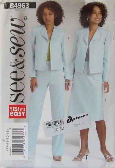 MISSES/MISSES PETITE JACKET SKIRT AND PANTS