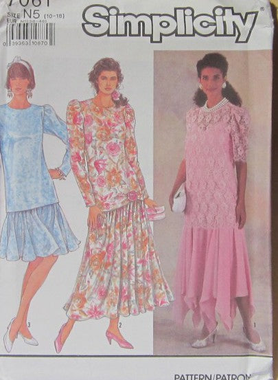 MISSES' TWO-PIECE DRESS IN THREE LENGTHS