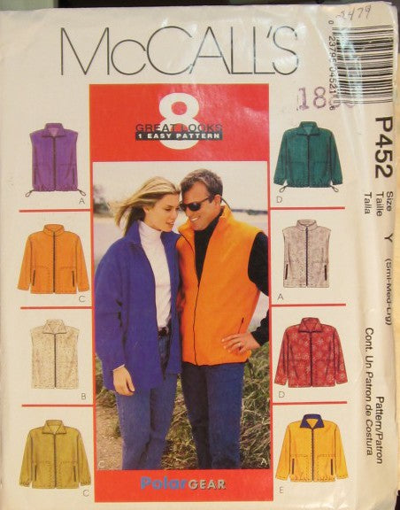 MISSES AND MENS JACKET OR VEST