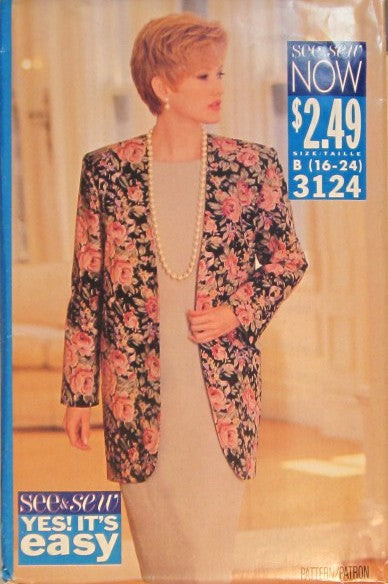 MISSES'/MISSES' PETITE JACKET & DRESS