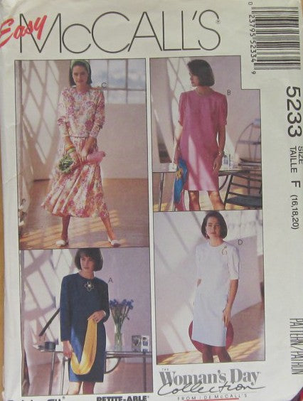 MISSES' ONE OR TWO PIECE DRESSES