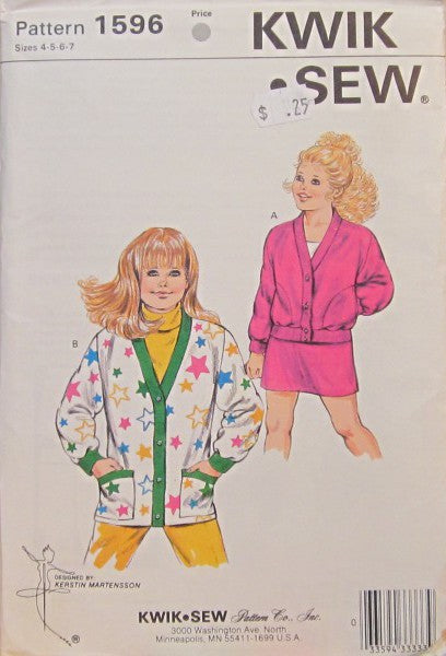 GIRLS' CARDIGAN AND SKIRT