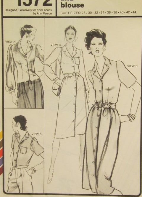 TAILORED DRESS AND BLOUSE