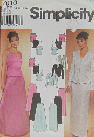 MISSES TOPS JACKET AND SKIRTS