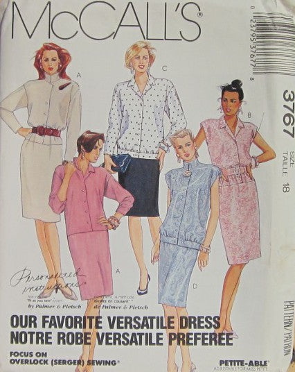MISSES DRESS BLOUSE AND SKIRT