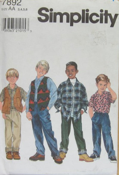 BOYS SHIRT VEST AND PANTS