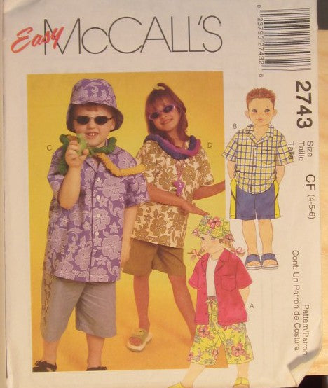 CHILDRENS SHIRT SHORTS AND HAT