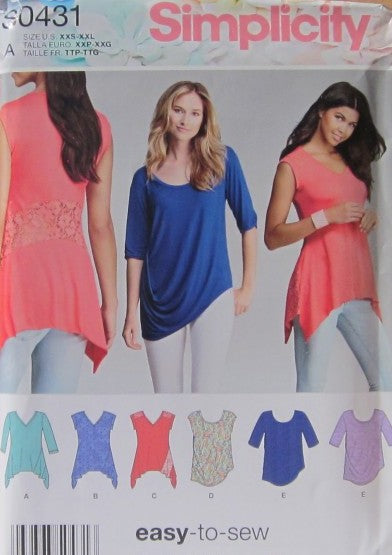 MISSES KNIT TOP