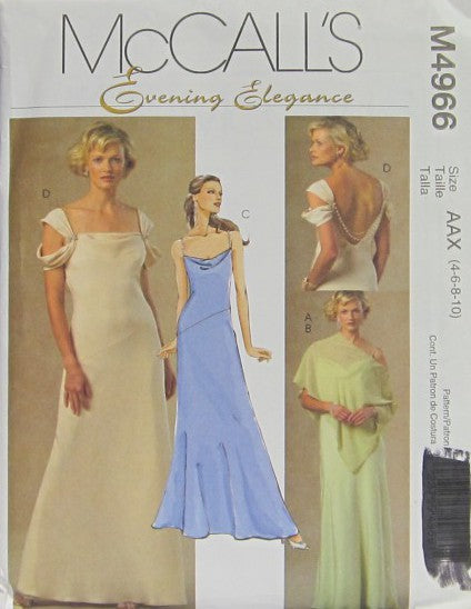 MISSES' PONCHO AND LINED DRESSES