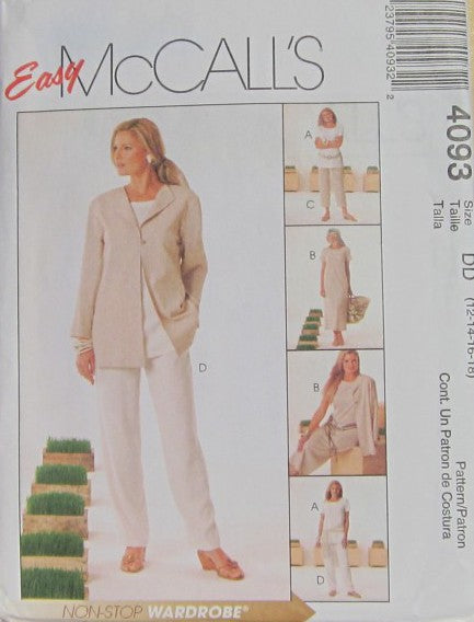 MISSES/MISS PETITE JACKET TUNIC DRESS AND PANTS