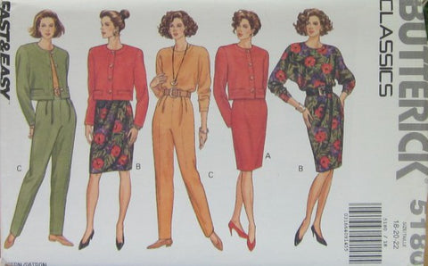 MISSES/MISSES PETITE JACKET TOP PANTS SKIRT WITH & WITHOUT
