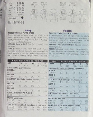 MISSES/MISSES PETITE DRESS