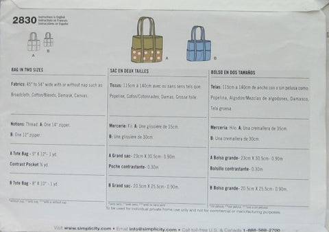 BAG IN TWO SIZES
