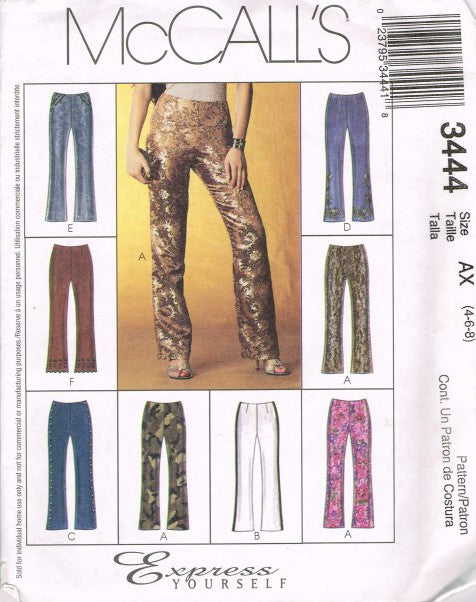 MISSES'/MISS PETITE LOW RISE PANTS EXPRESS YOURSELF