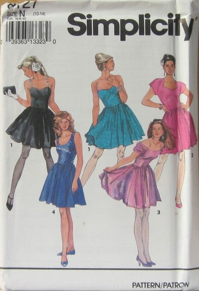 MISSES'/MISSES' PETITE DRESS WITH BODICE VARIATIONS