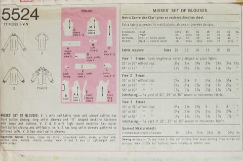 MISSES' SET OF BLOUSES