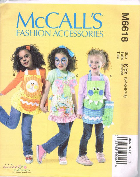CHILDREN'S APRONS, MITTS, POTHOLDERS
