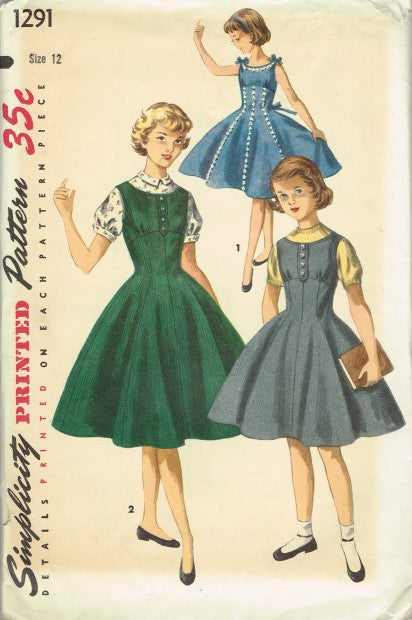 GIRL'S ONE-PIECE DRESS, JUMPER AND BLOUSE