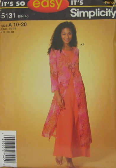 MISSES/MISS PETITE PULLOVER DRESS AND DUSTER