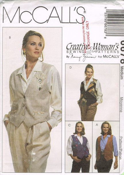 MISSES' REVERSIBLE VEST, PIN AND CINCH